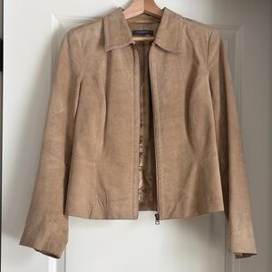Classic Tan Women's Suede Blazer